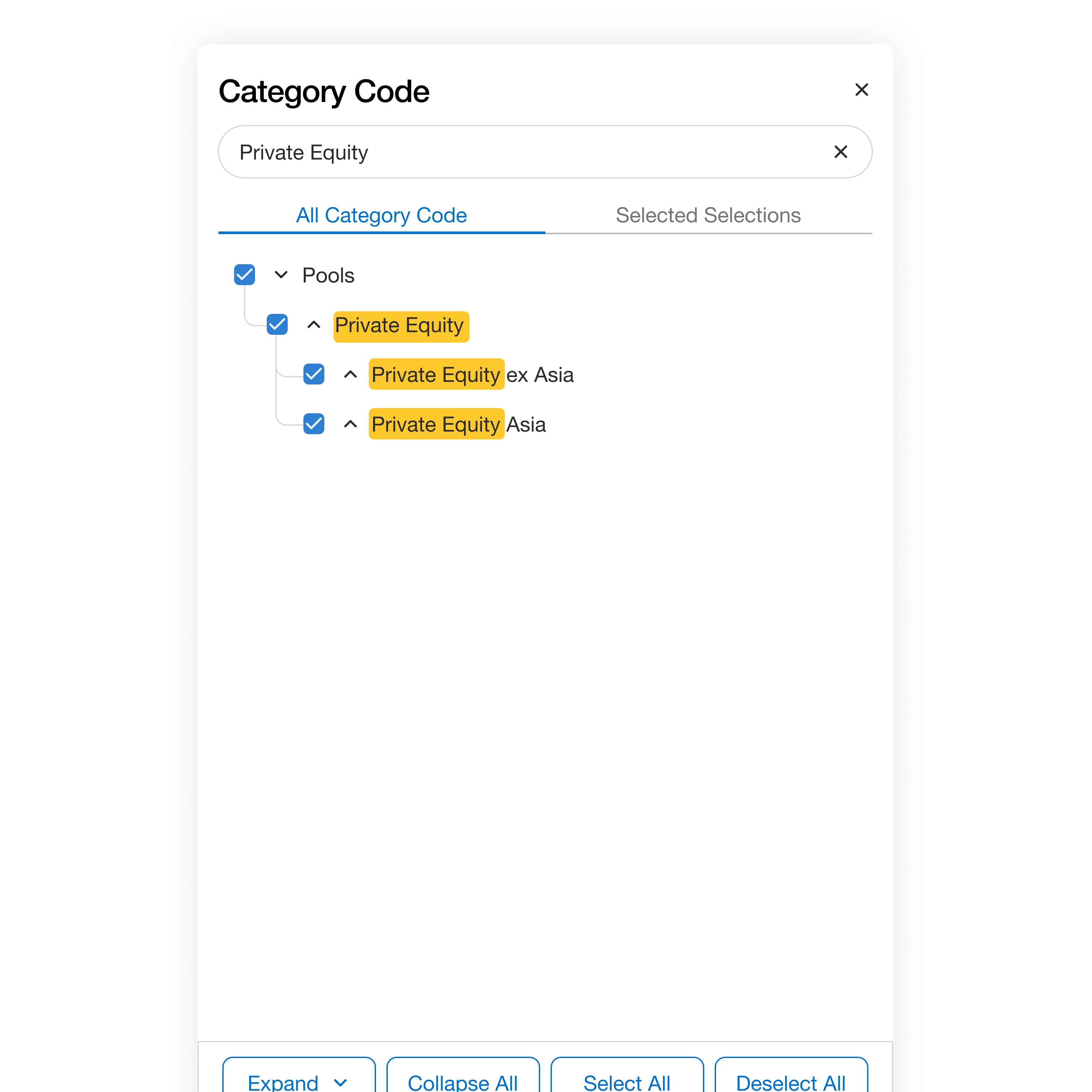 Level select UI