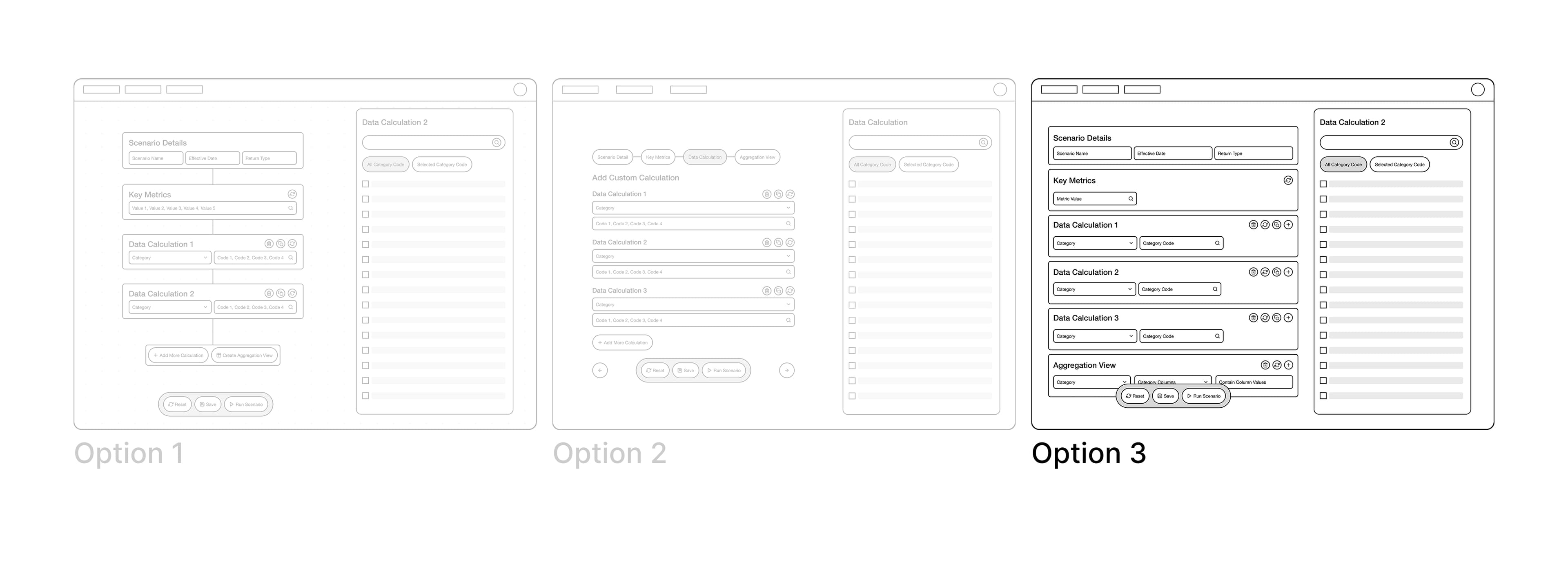 Layout option 3