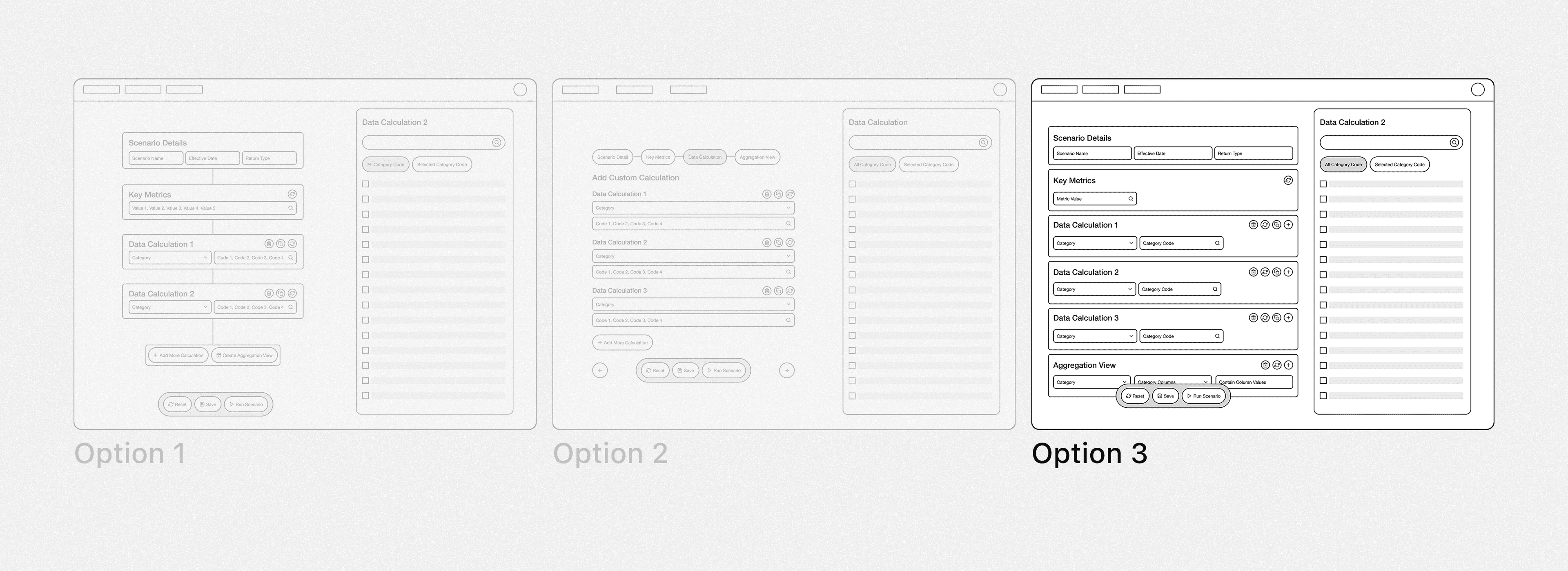 Layout option 3