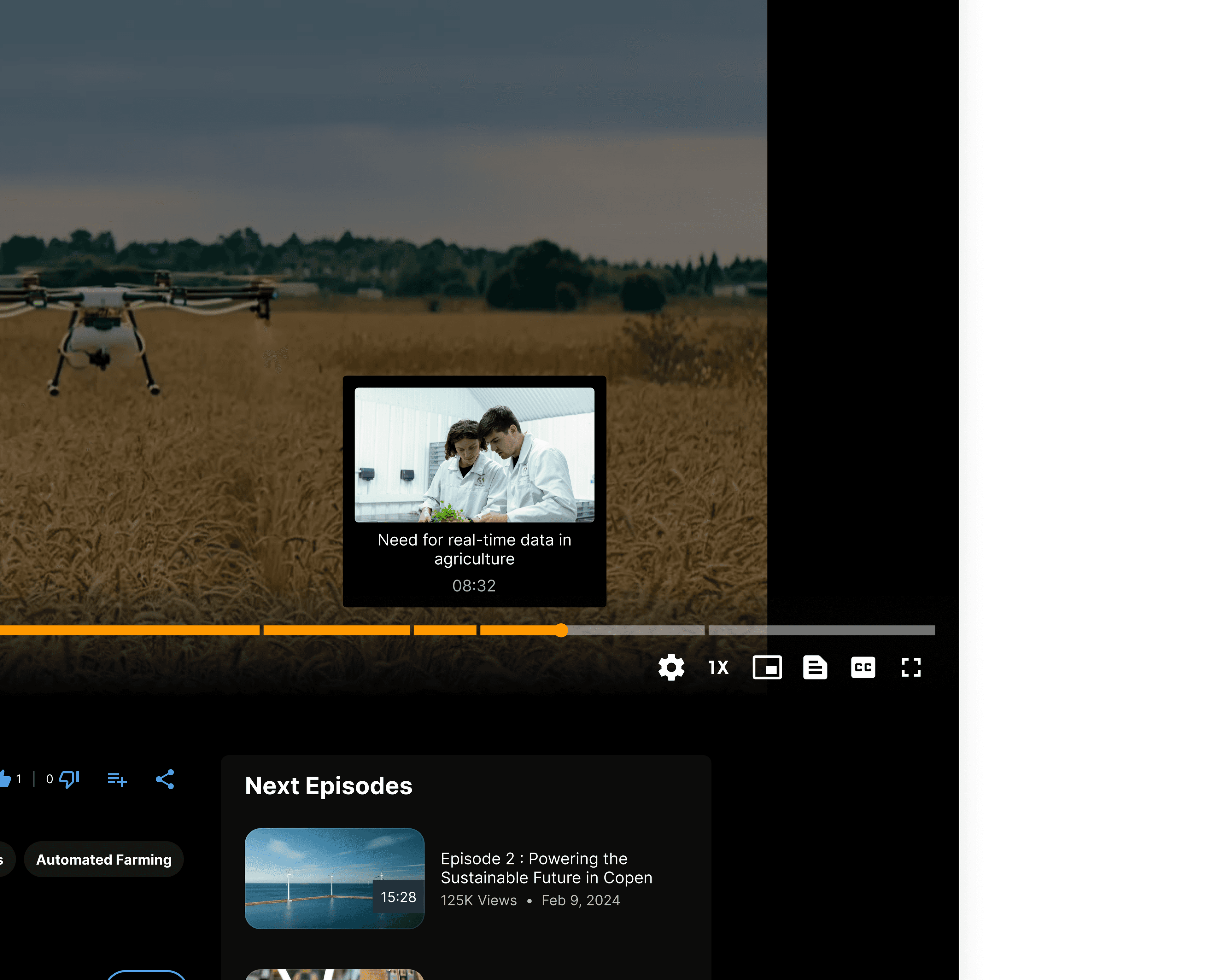 Full video player