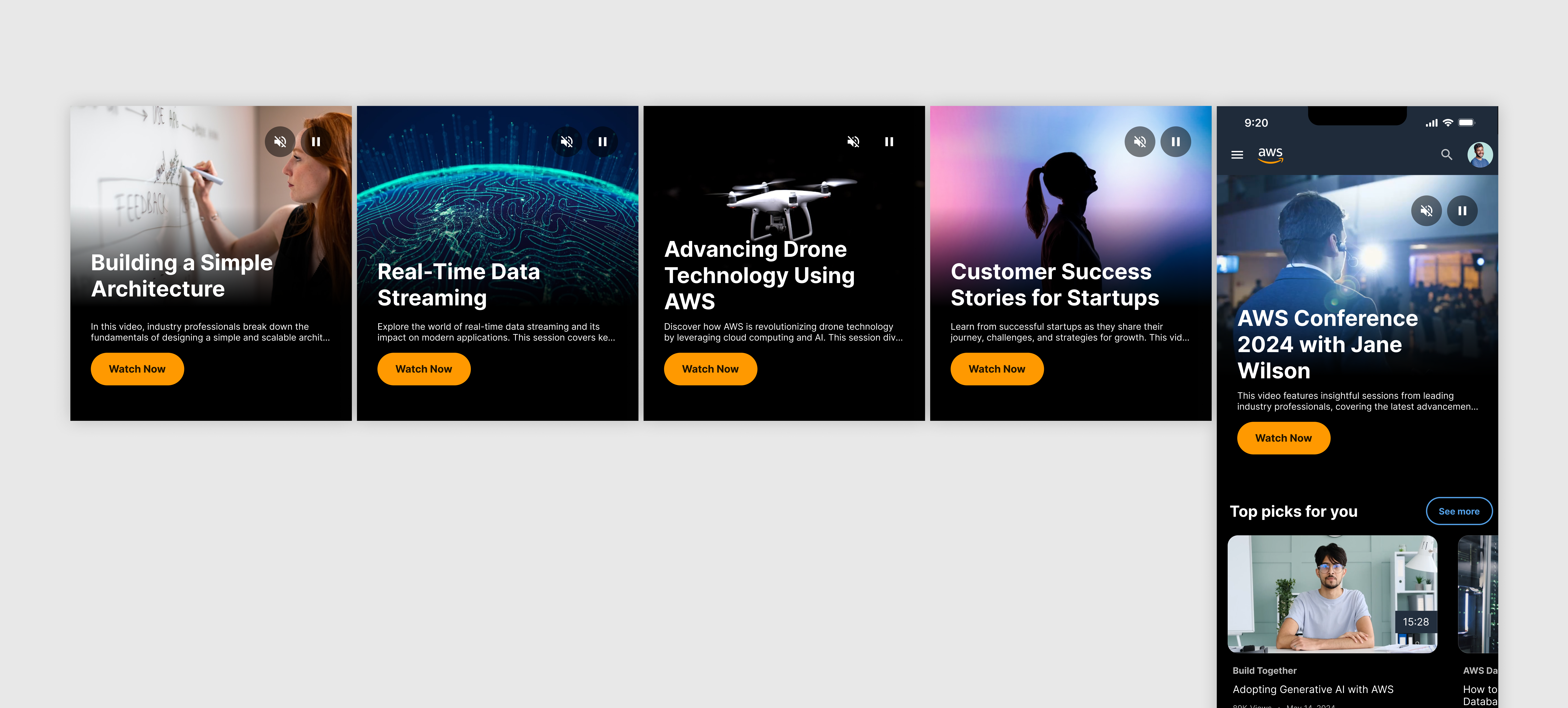 Quick content preview interface